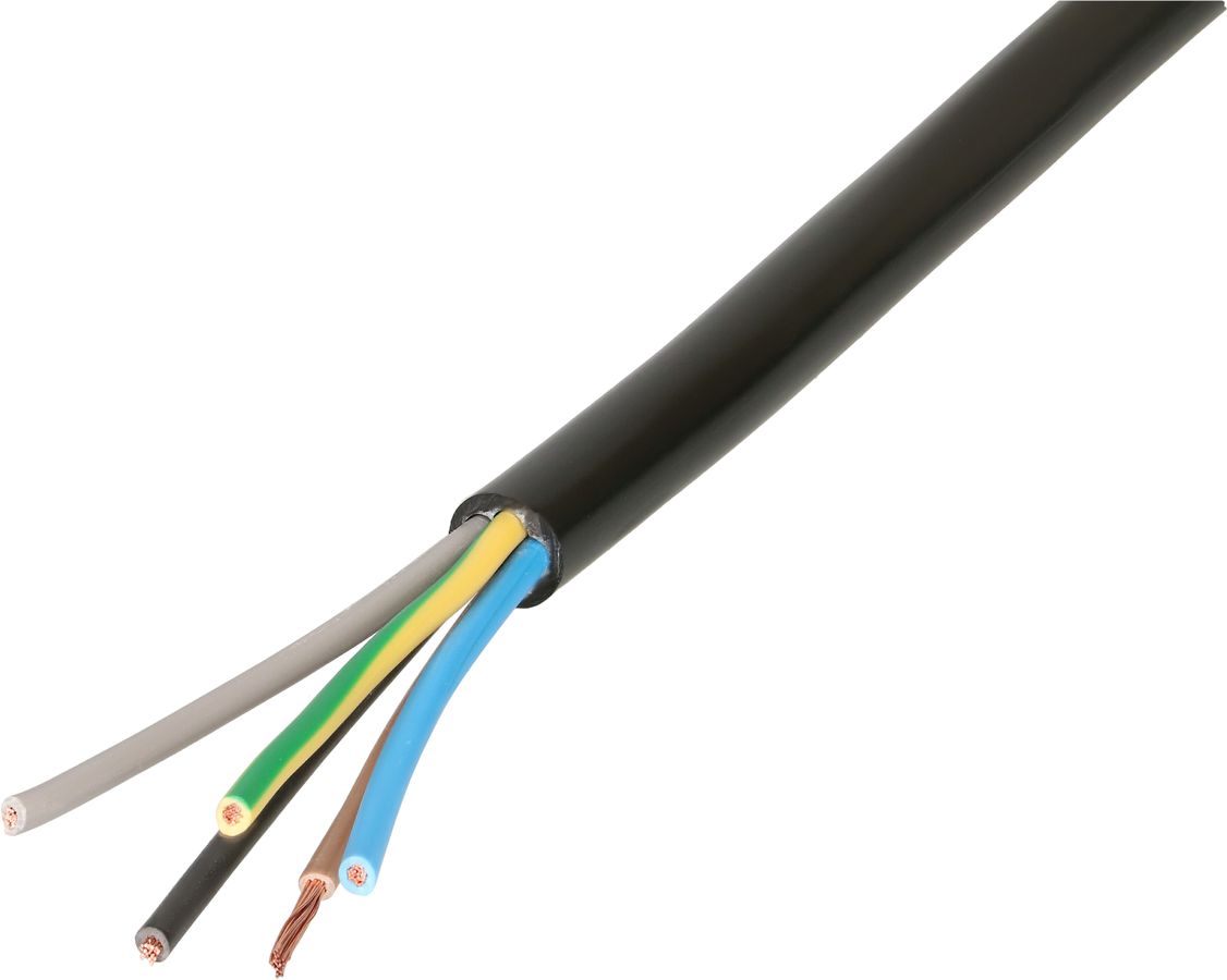câble TD H05VV-F5G1.5 10m noir