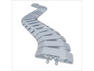 serpente del cavo Pro 80 1.00m argento RAL9006