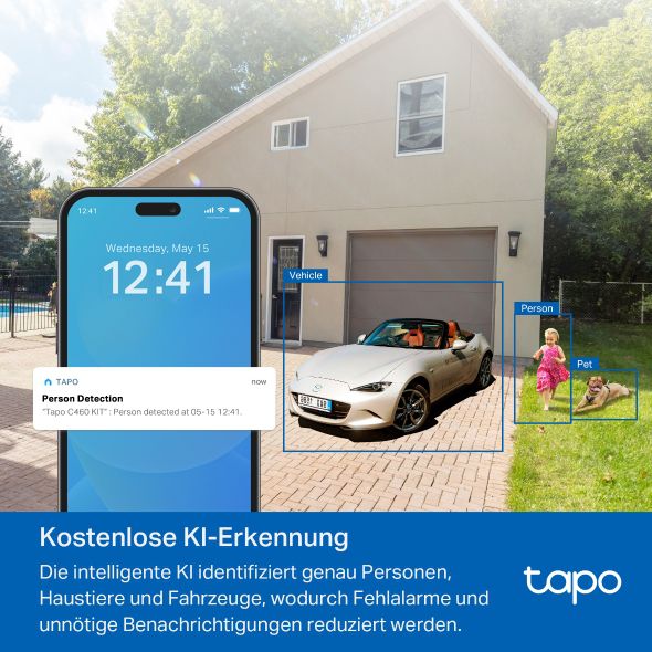 Tapo Netzwerkkamera C460 KIT