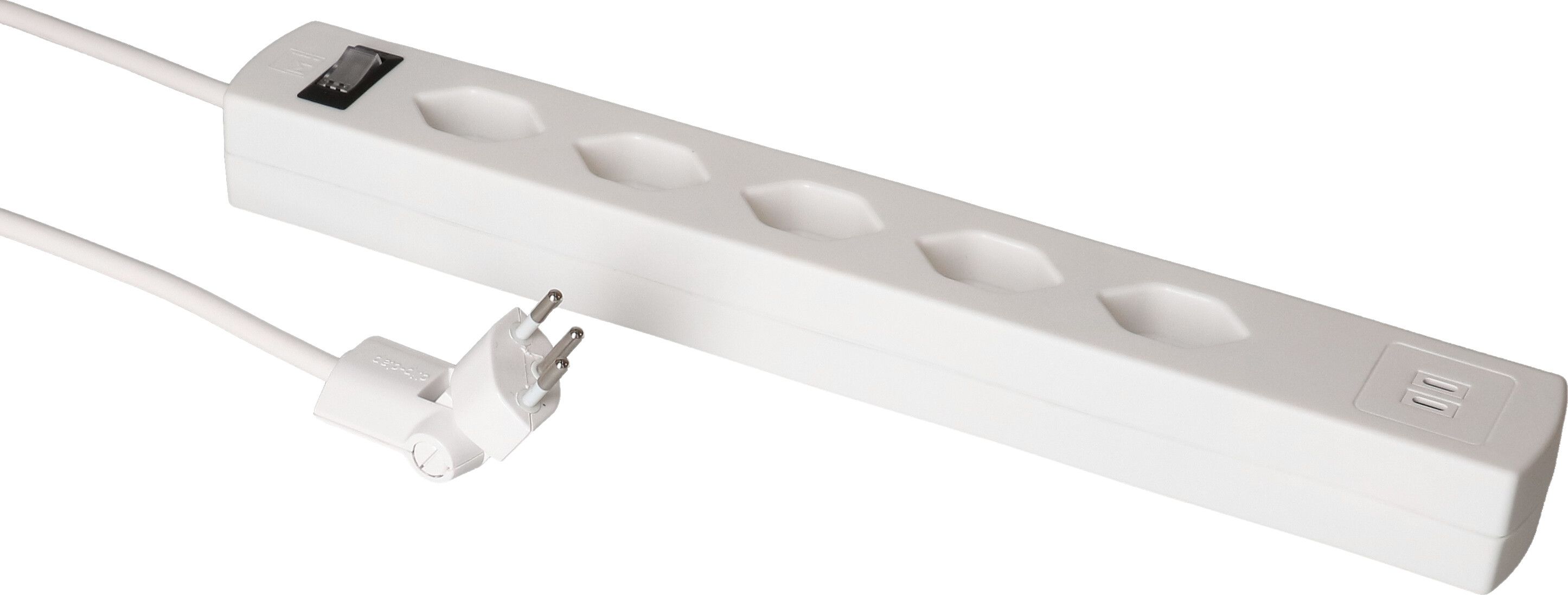 multip. Safety Line 5x type 13 90° bc interr. USB aim. 2m cli.