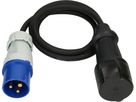 Swiss Industrial Extension Cord 16A black