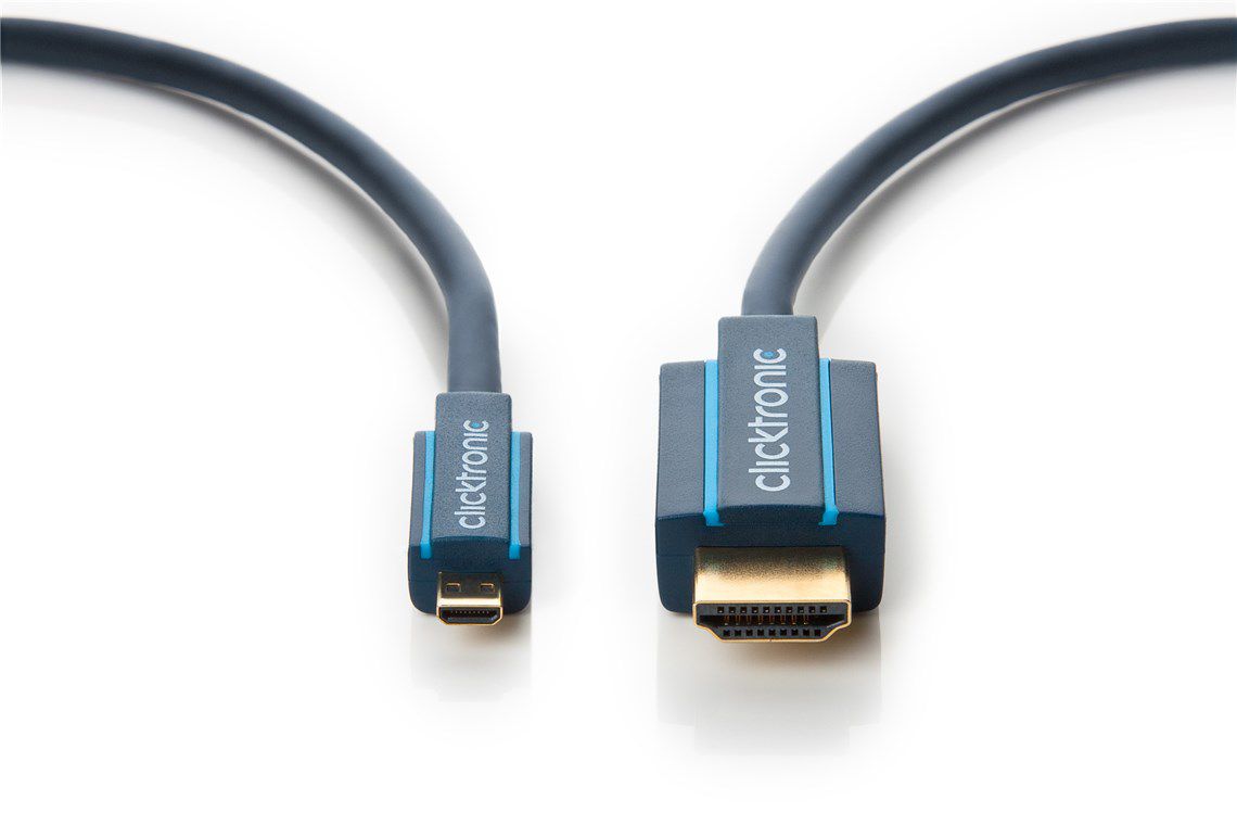 Micro-HDMI Adapterkabel mit Ethernet