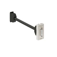 accessoire multimédia 45x22.5 blanc 1x VGA 15 pins