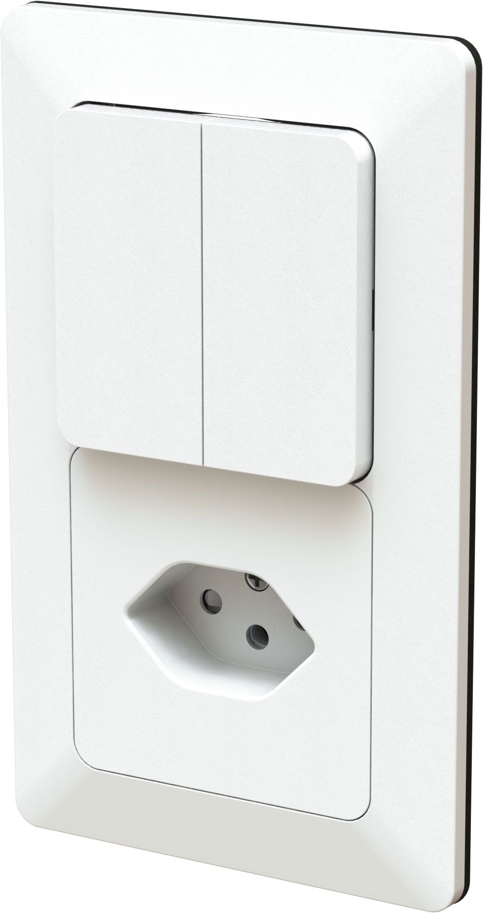 combinazione interruttore s3+3 / tipo 13 dim.2x1 INC priamos bi