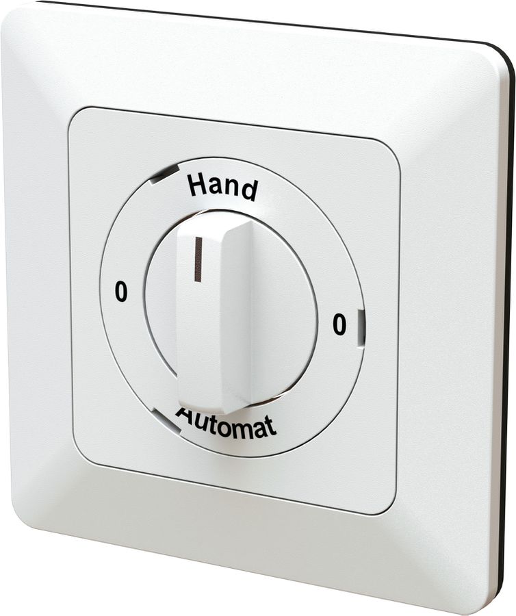 interrupteur rotatif schéma 2/1L 0-Hand-0-Aut. ENC priamos blanc