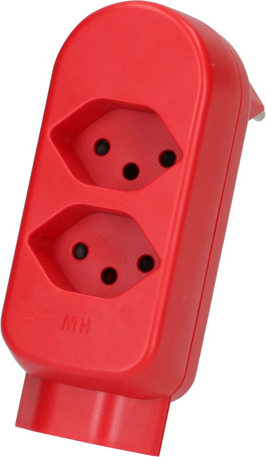 Adaptor 3x type 13 turnable red