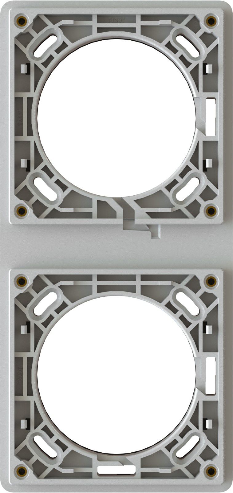 linea di testa INC 2x1 perpendicolare exo grigio luce