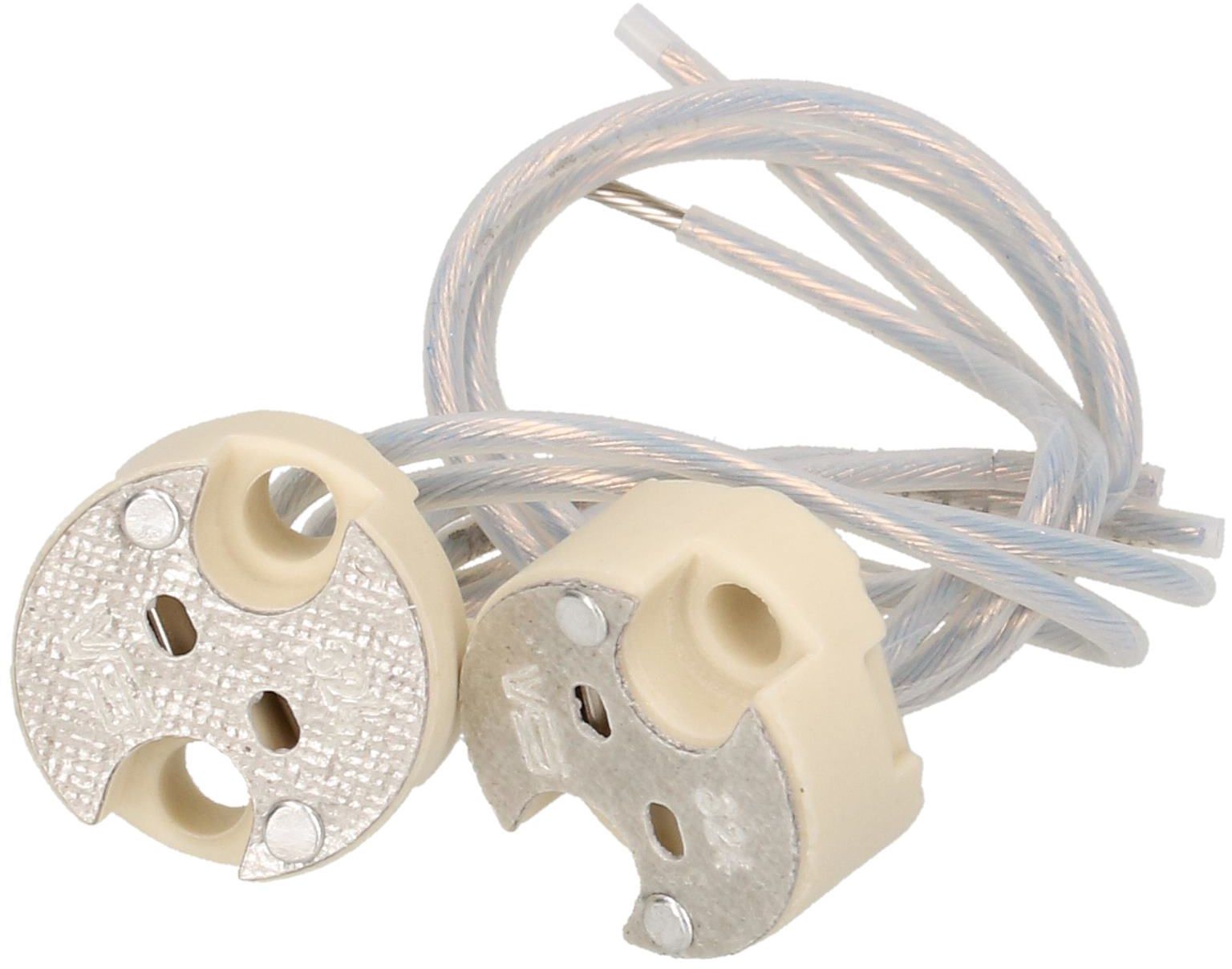 Halogenfassung G4/G5.3/G6.35 PTFE L=140mm