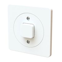 Druckschalter Schema 6 UP maxONE weiss
