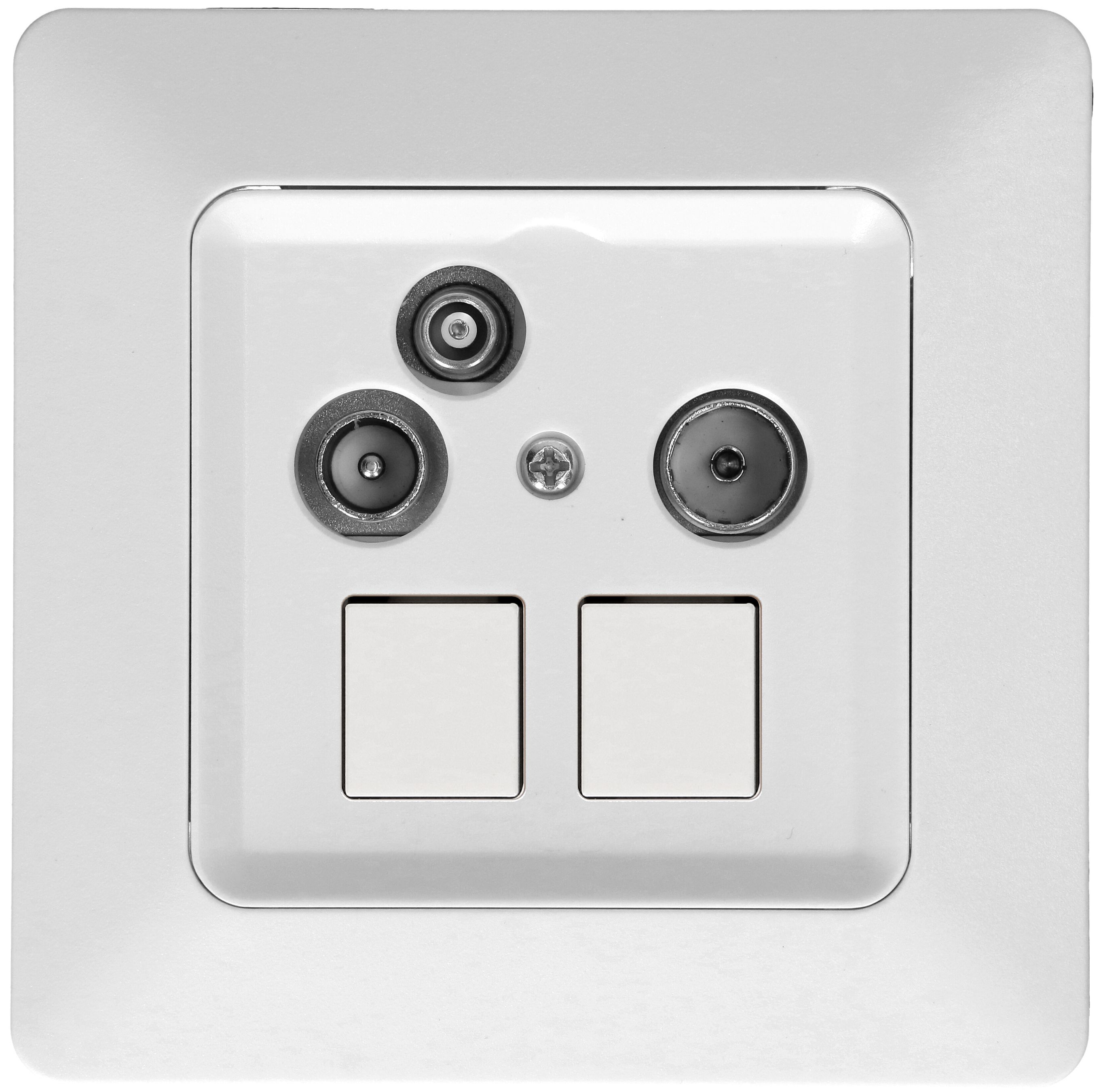 multimedia radio/TV/dati/rete 11dB INC priamos priamos bianco