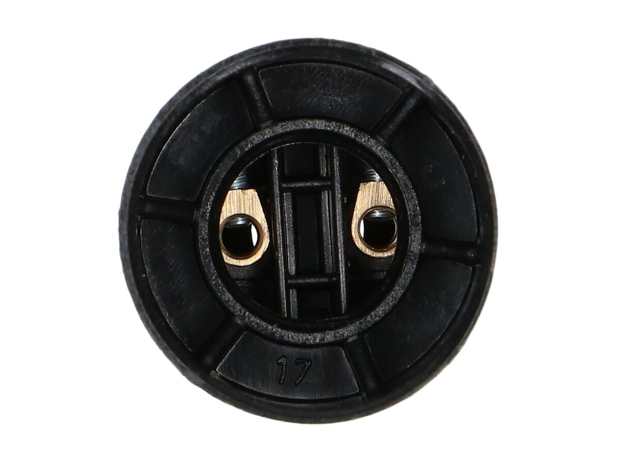 Fassung Mignon E14 schwarz