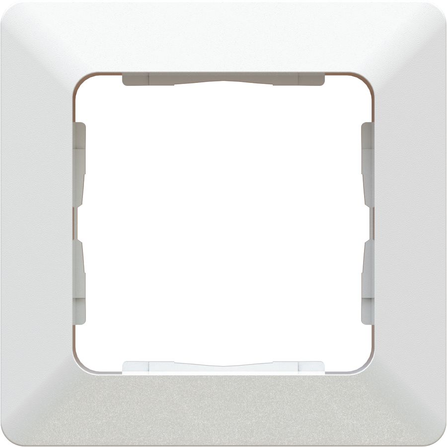 cadre de recouvrement ta.1x1 ENC +profil décoratif priamos blanc