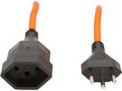 Rallonge TD3x1mm2 orange L=3m