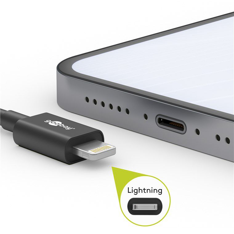 Lightning USB Lade- und Synchronisationskabel 1.0m weiss